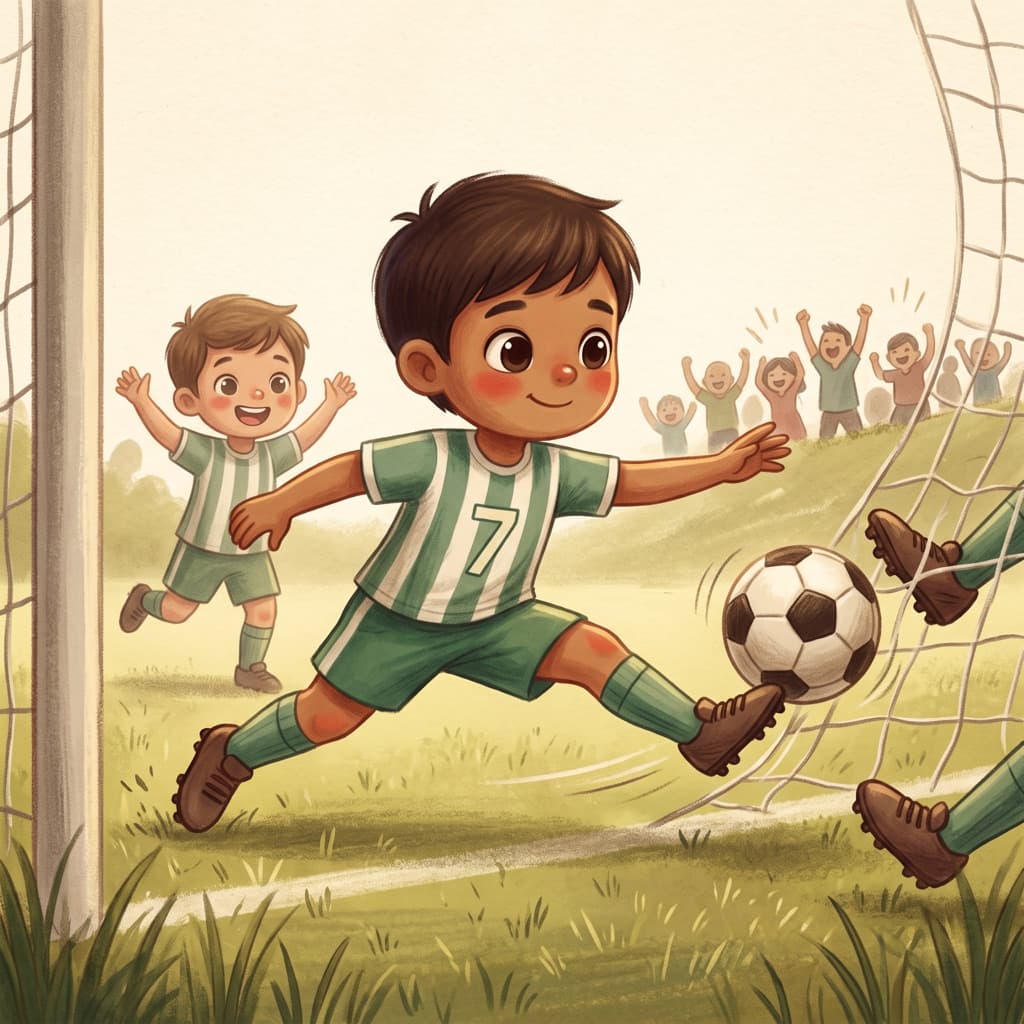 Adam and the Winning Goal, page 10