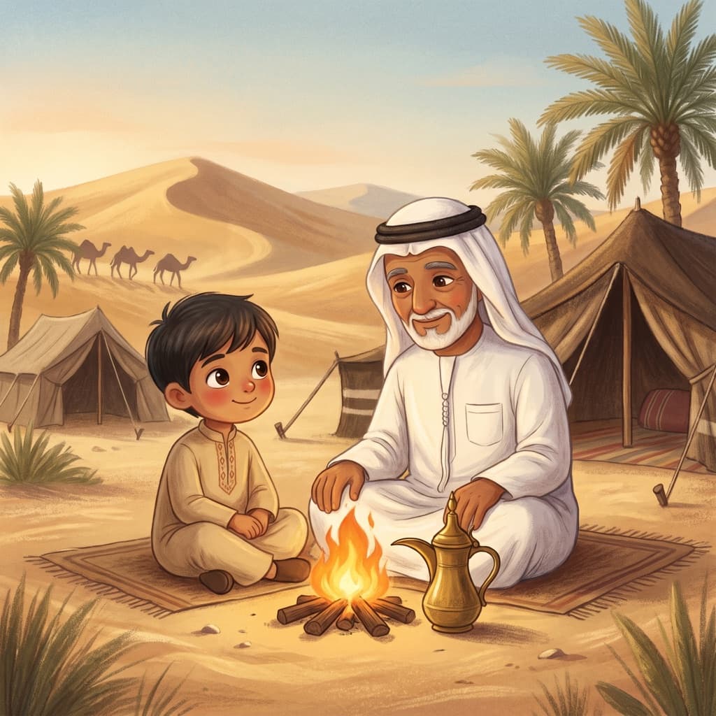 Selim and the Desert Falcon, page 1