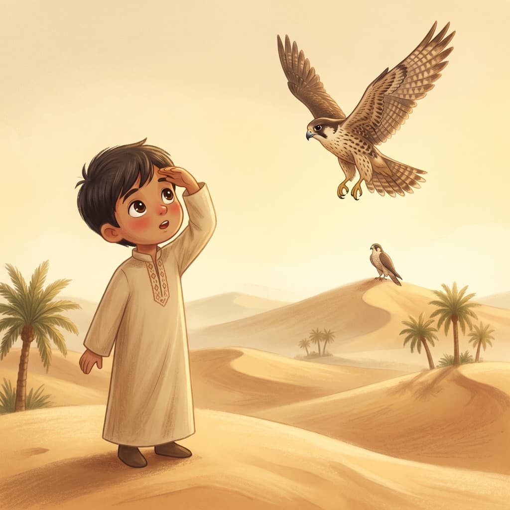 Selim and the Desert Falcon, page 2