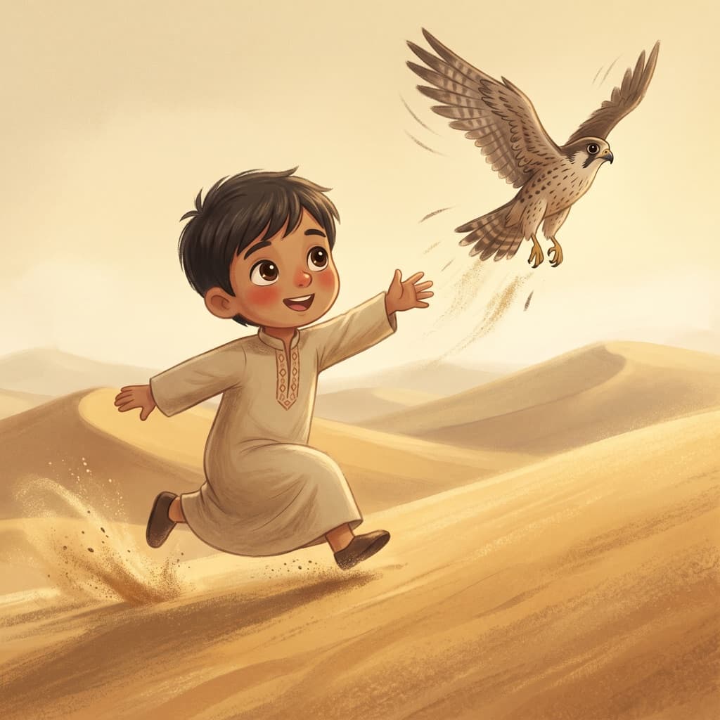Selim and the Desert Falcon, page 3